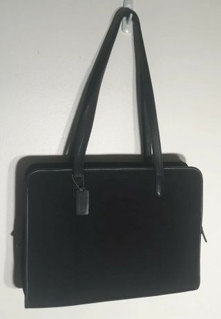 COACH Unisex Vintage Neoprene Briefcase with Leather Trim 2