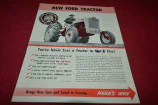 Ford Golden Jubilee Model Tractor Dealer 