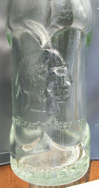 Lowell Mass.  Indian Head Vintage Coca Cola 6 Oz.  Bottle