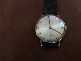 Vintage Zenith Gold Plated Mechanical Watch Cal.  40 35 Mm