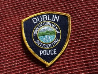 3 " Dublin Hampshire Police Patch Version 2