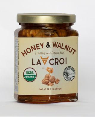 100 Organic Honey And Walnut,  Made In Usa By Lacroi