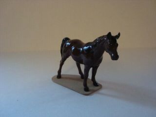Hagen Renaker Horse Ceramic Animal Farm Dark Brown 2