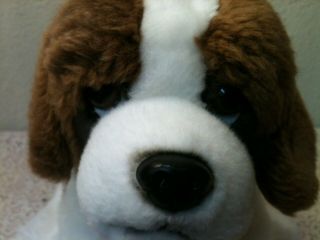 12 " Plush St.  Bernard Dog With Barrel From Toys R Us