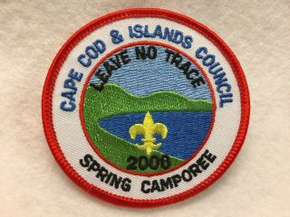 (js) Boy Scouts - 2000 Cape Cod & Islands - Leave No Trace Spring Camporee Patch