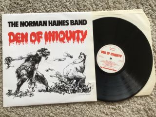 Norman Haines - Den Of Iniquity Lp Uk 1994 Shoestring Numbered 159/500