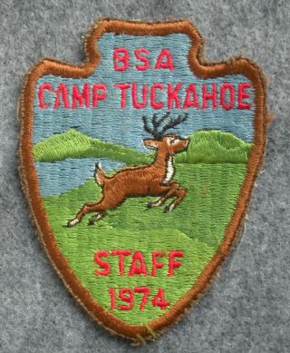 1974 Camp Tuckahoe Staff Patch - York - Adams Area Council