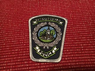 3 " Chesterfield Hampshire Police Patch
