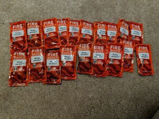 19 Taco Bell Fire Salsa Rare Collectible Un - Opened Will You Marry Me? X19