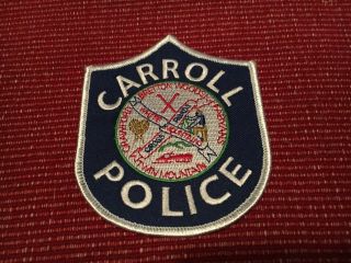 Carroll Hampshire Police Patch