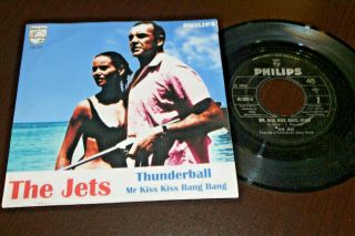 The Jets Thunderball James Bond 007 1966 Mexico 7 " 45 Sean Connery Surf