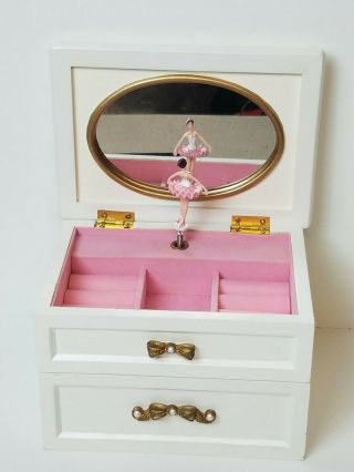 Vtg San Francisco Music Box Company Sugar Plum Fairy Ballerina Jewelry Box