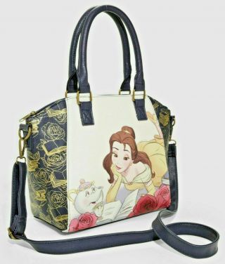 Disney Loungefly Satchel Bag - Belle Reading From Beauty And The Beast