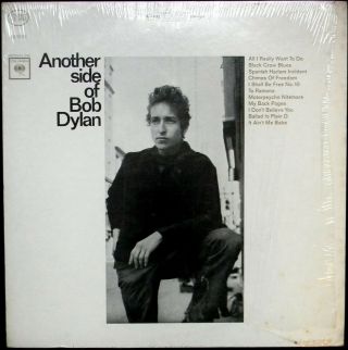 Bob Dylan Lp Another Side Of Bob Dylan First Pressing In Shrink