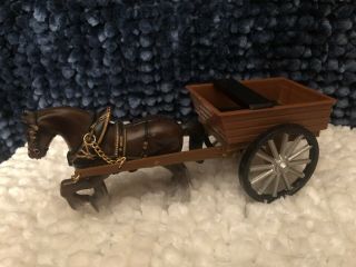 MINIATURE HORSE AND RIDING CART (PLASTIC) 3