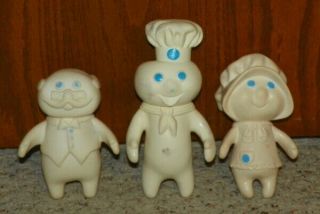 Pop & Fresh Pillsbury Dough Boy Dolls - Granmommer & Granpopper & Dough Boy