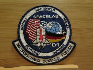 Vintage Sts - 61a Nasa Space Shuttle Challenger Spacelab 01 Mission Patch