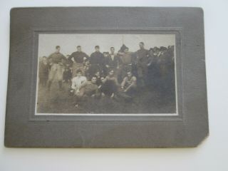 Late 1800s,  Early 1900s Cabinet Card; Football Team; Albany,  Ny??