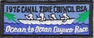 Boy Scouts Of America Bsa Canal Zone Cayuco Race 1976 Panama 1.  5 X 3.  75 Inches