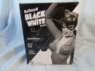 Dc Direct Batman Catwoman Black & White Statue Figurine 1359/4000 Steve Rude