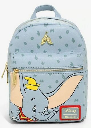 Disney Dumbo Letters Mini Backpack Loungefly With Tags