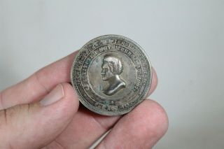 1907 Andrew Jackson Park Chapter Chicago Sterling Token Masonic Penny