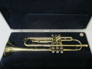 Conn 16b Vintage Student Trumpet Sn Gi820930 W/ Conn 7c Mouthpiece & Case