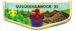 Susquehannock Xi S - 8 Lodge Flap Keystone Area Council Boy Scouts Bsa Oa