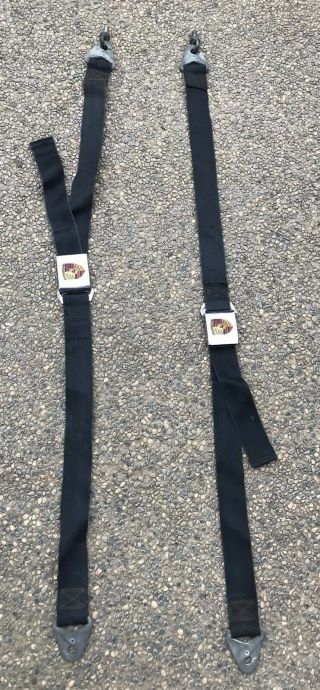 Vintage Porsche 911/912 Set Of Hickok Seat Belts With Eyelet Anchors