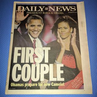 Barack Obama President Daily News Newspaper Election Extra 11/5/2008 Ny York