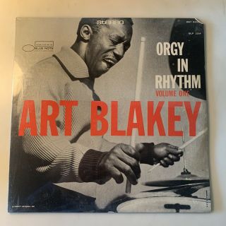 Art Blakey Orgy In Rhythm Blue Note Stereo Jazz Lp Drums
