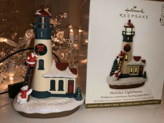 2012 Holiday Lighthouse 1st In Series Hallmark Keepsake Christmas Ornament Magic