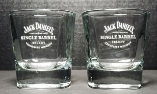 Set Of 2 Jack Daniels Single Barrel Select Rocks Glasses Tennessee Whiskey
