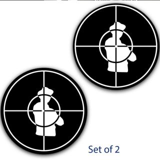 Set Of 2 Public Enemy Inverted Scope Slipmat Turntable 12 " Lp Slip Mat Dj X2