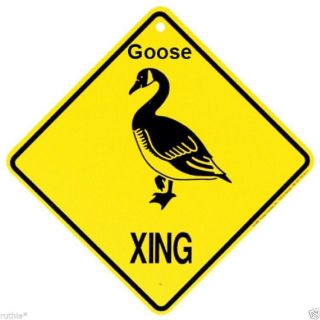 Goose Crossing Xing Sign