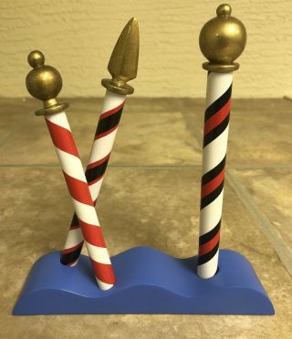 It’s A Small World After All Gondolier Poles Italy Mib Wdcc Walt Disney