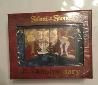Disney Wdi Mog The Sword In The Stone 55th Anniversary King Arthur Jumbo Pin