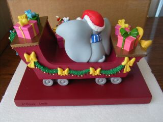 Disney Dumbo Christmas Train Stocking Holder Timothy Q.  Mouse 3
