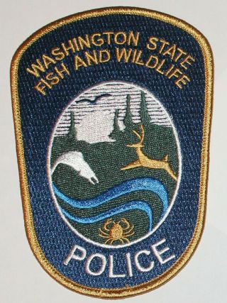 Washington State Fish And Wildlife Police Wa Dnr Warden Pd Patch