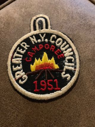 Vintage Boy Scout Patch - 1951 Camporee - Greater York Councils - Rare