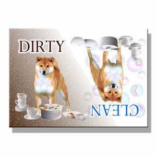 Shiba Inu Dirty Dishwasher Magnet No 1 Dog