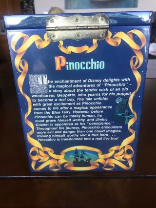 Walt Disney’s “Pinocchio” 50th Anv.  Limited Ed.  Musical Box by Enesco 3