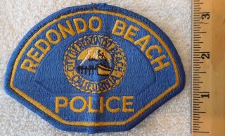 Redondo Beach California Police Patch (fire,  Highway Patrol,  Ems)