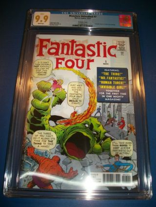 Monsters Unleashed 7 3d Lenticular Variant Cgc 9.  9 Fantastic Four 1 9.  8