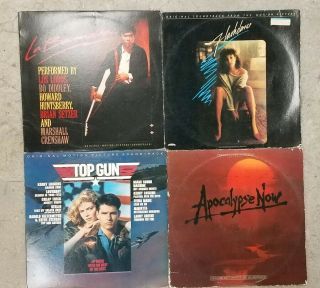 Top Gun - La Bamba - Apocalypse - Flashdance 4 Motion Soundtrack Lp Vinyl Record
