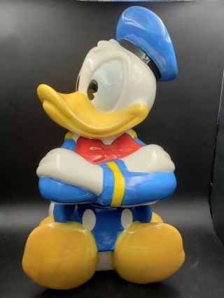 Disney Donald Duck Cookie Jar By Treasure Craft Mexico 14 3/4 "