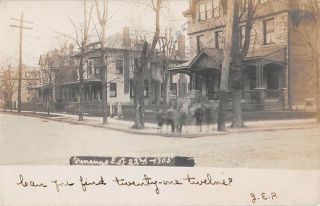 Philadelphia,  Pa,  Venango Street East Of 22nd,  Homes,  Real Photo Pc 1907