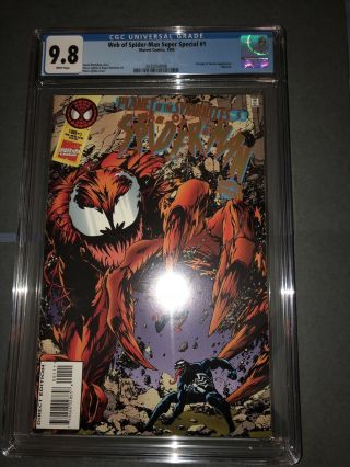 Web Of Spider - Man Special 1 Cgc 9.  8 W Carnage Flip Book
