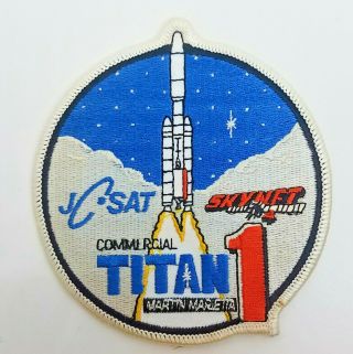 Nasa Titan 1 Skynet Martin Marietta Patch 4.  25 Inches