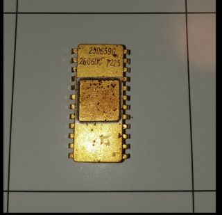 Amd Am2506 Am250659g 4 Bit Arithmetic Logic Unit (vintage Gold Ceramic Ic)